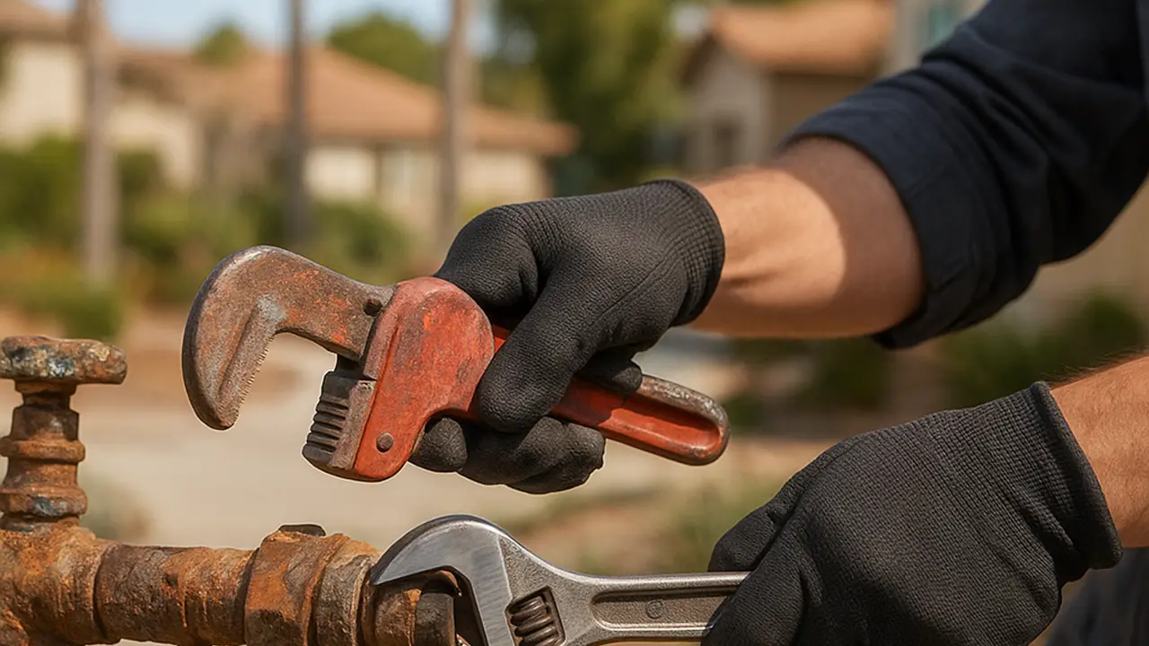 When Should You Repair or Replace Old Plumbing Pipes: old rusty water pipes