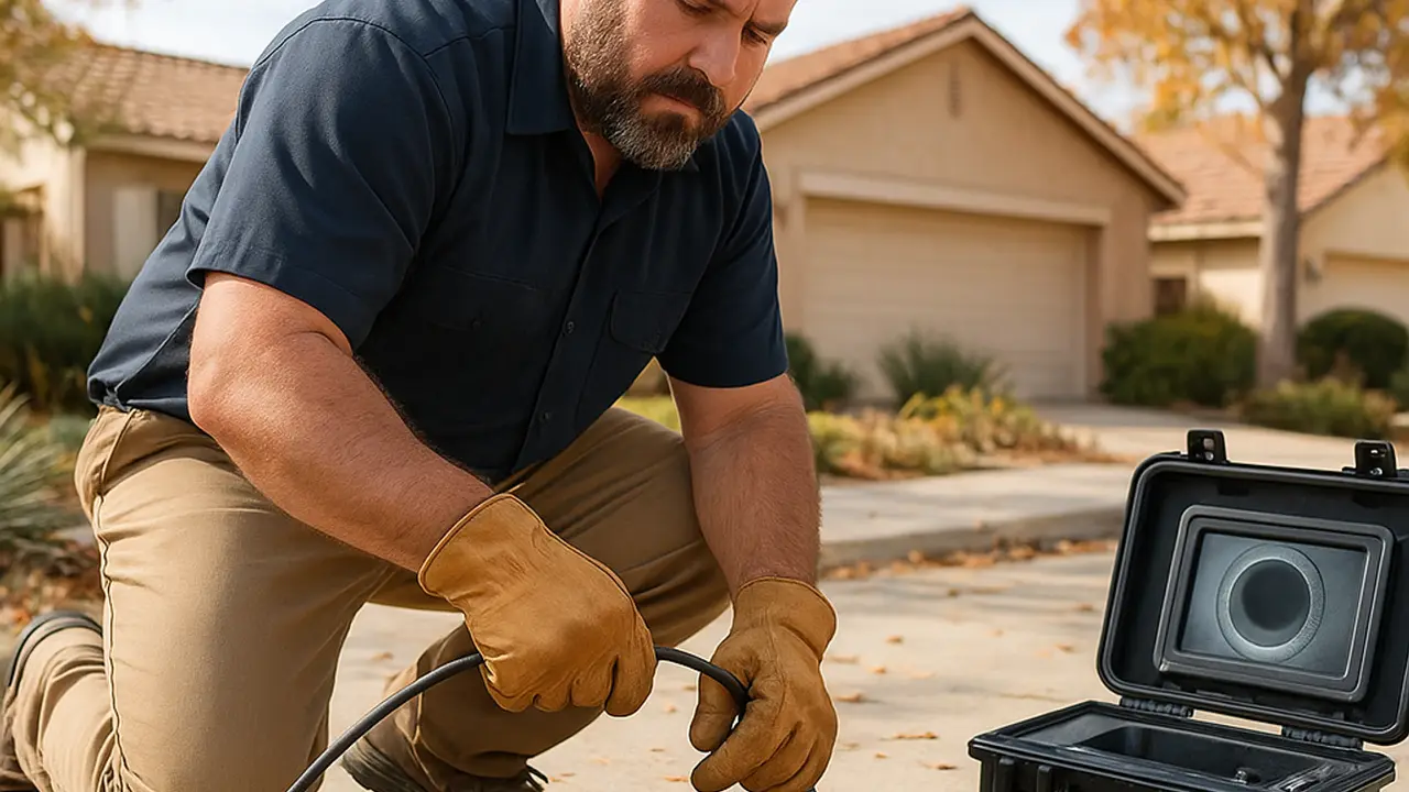 How to Tell if Your Sewer Line Is Clogged or Damaged: sewer pipe inspection camera